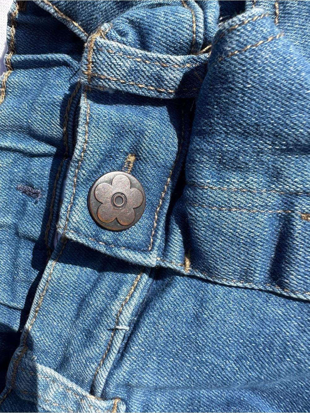 Kids Orange Corduroy Pants & Light Blue Denim Jeans Set(42) - Picture 9 of 10